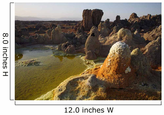 Dallol Geothermal Area Danakil Wall Decal Design 2