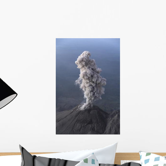 Santiaguito Ash Eruption Guatemala Wall Decal Design 2