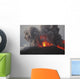 Santiaguito Eruption Guatemala Wall Decal Design 3