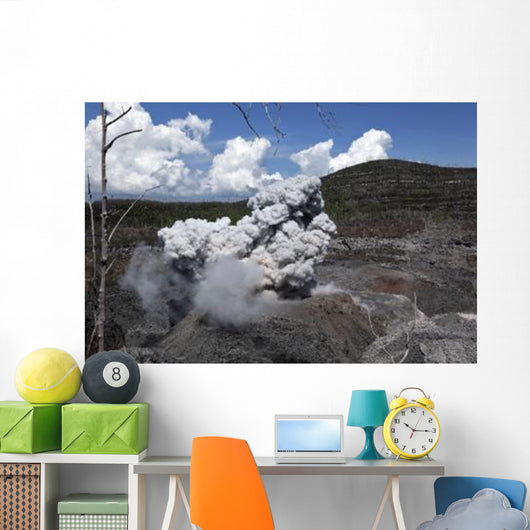 Ibu Eruption Halmahera Island Wall Decal