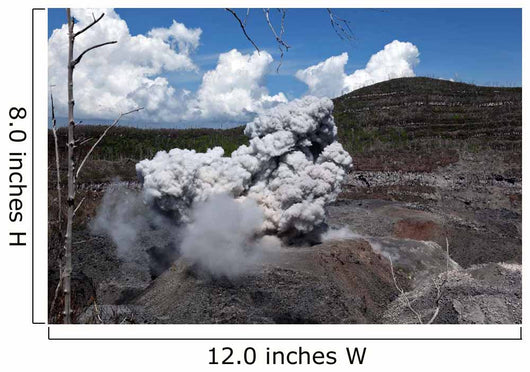 Ibu Eruption Halmahera Island Wall Decal