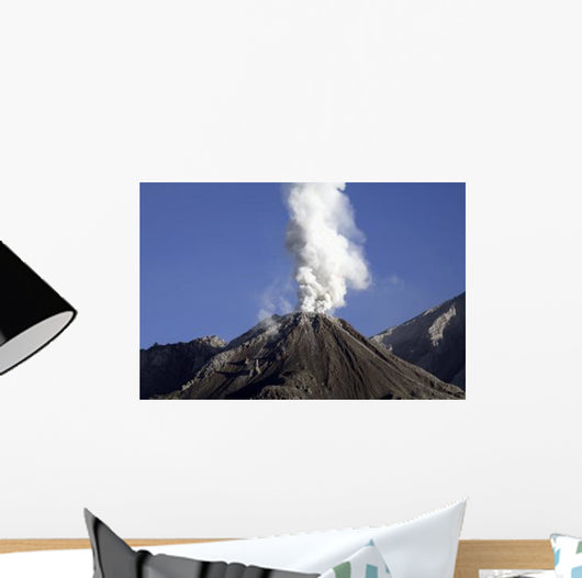 Santiaguito Eruption Guatemala Wall Decal Design 2