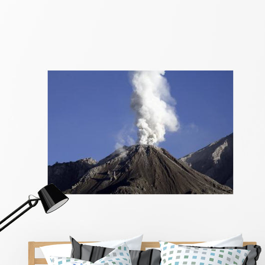 Santiaguito Eruption Guatemala Wall Decal Design 2