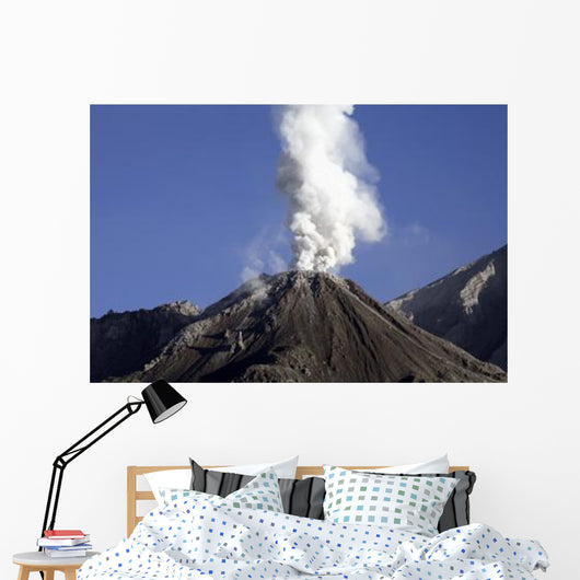 Santiaguito Eruption Guatemala Wall Decal Design 2
