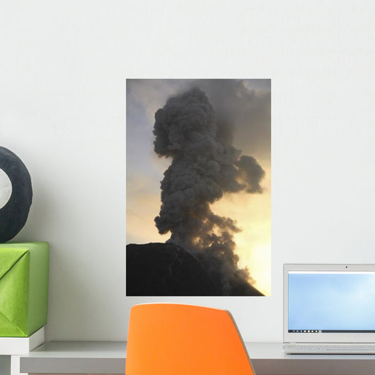 Santiaguito Eruption Guatemala Wall Decal Design 1