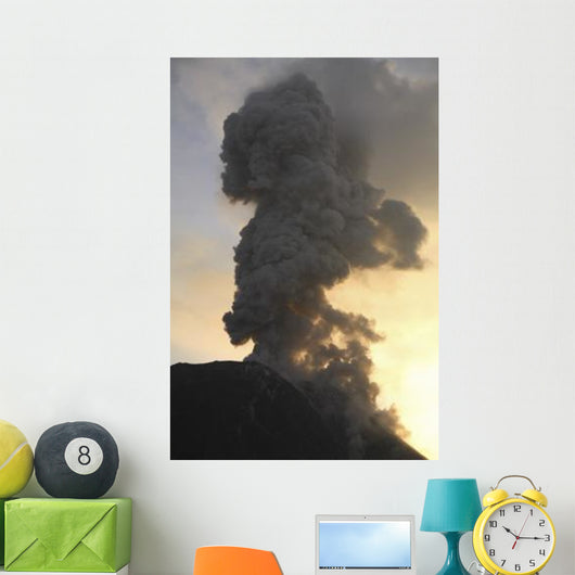 Santiaguito Eruption Guatemala Wall Decal Design 1