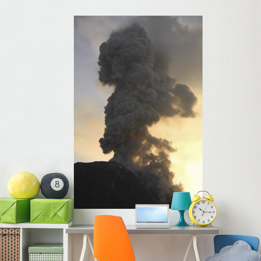 Santiaguito Eruption Guatemala Wall Decal Design 1