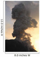 Santiaguito Eruption Guatemala Wall Decal Design 1