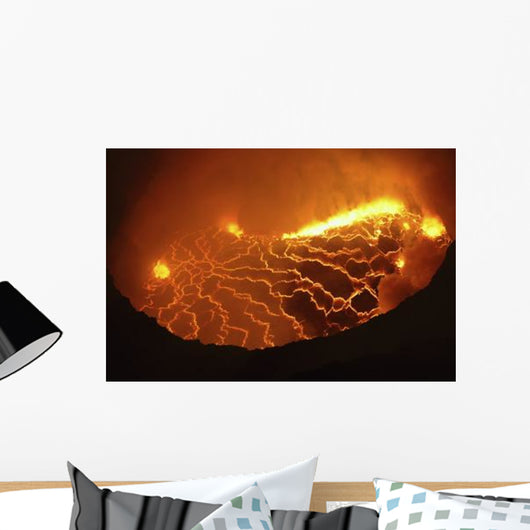 Nyiragongo Lava Lake Goma Wall Decal