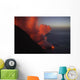 Stromboli Eruption Sea Entry Wall Decal