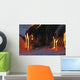 Kilauea Lava Flow Sea Wall Decal Design 2