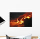 Kilauea Lava Flow Sea Wall Decal Design 1