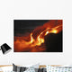 Kilauea Lava Flow Sea Wall Decal Design 1