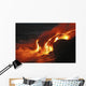 Kilauea Lava Flow Sea Wall Decal Design 1