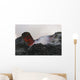 Skylight with Lava Reflection Wall Decal