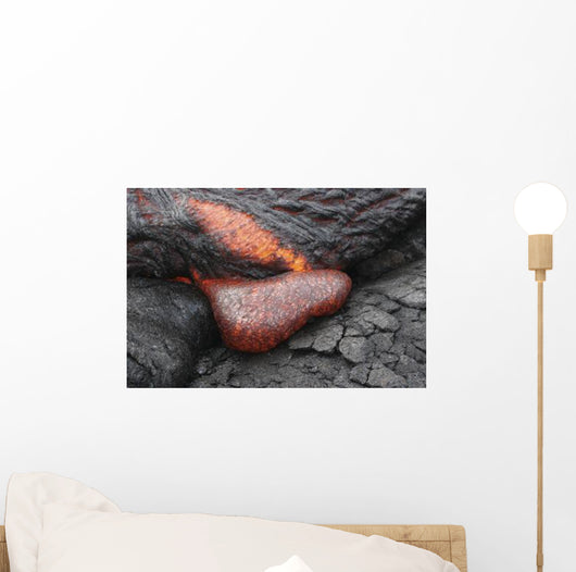 Kilauea Pahoehoe Lava Flow Wall Decal Design 4