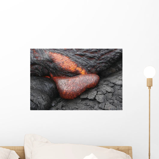 Kilauea Pahoehoe Lava Flow Wall Decal Design 4