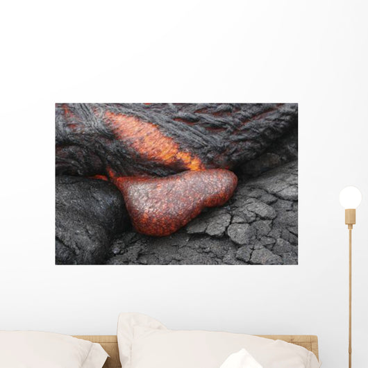 Kilauea Pahoehoe Lava Flow Wall Decal Design 4