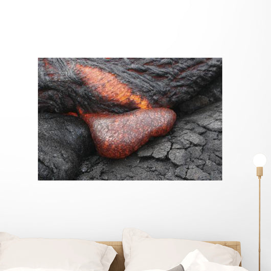 Kilauea Pahoehoe Lava Flow Wall Decal Design 4