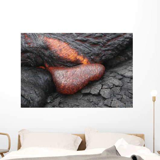 Kilauea Pahoehoe Lava Flow Wall Decal Design 4