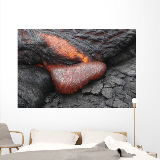 Kilauea Pahoehoe Lava Flow Wall Decal Design 4