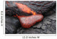 Kilauea Pahoehoe Lava Flow Wall Decal Design 4