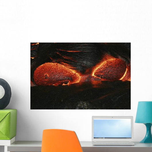 Kilauea Pahoehoe Lava Flow Wall Decal Design 3