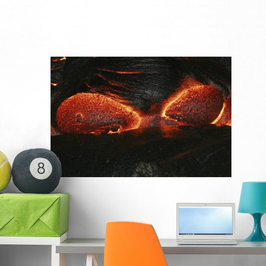 Kilauea Pahoehoe Lava Flow Wall Decal Design 3