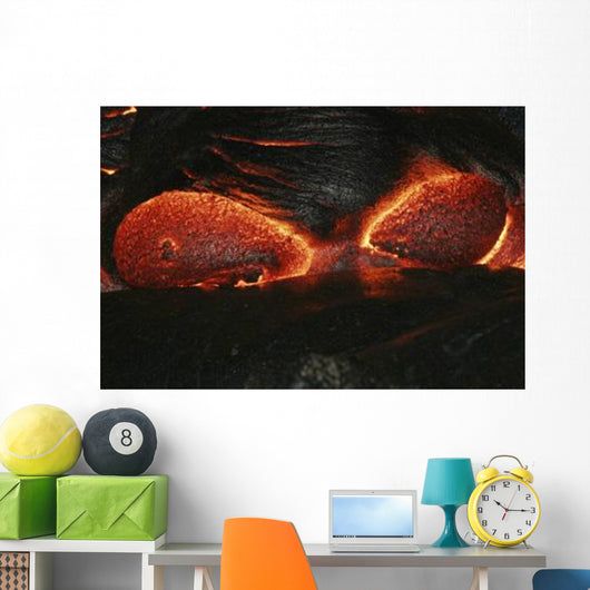 Kilauea Pahoehoe Lava Flow Wall Decal Design 3