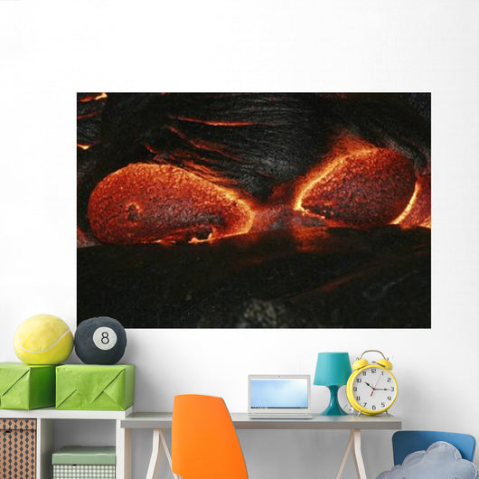 Kilauea Pahoehoe Lava Flow Wall Decal Design 3