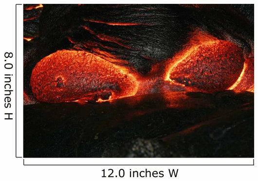 Kilauea Pahoehoe Lava Flow Wall Decal Design 3
