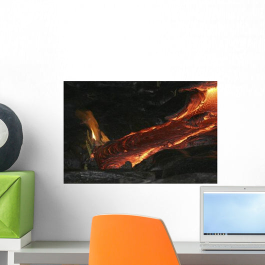 Kilauea Pahoehoe Lava Flow Wall Decal Design 2