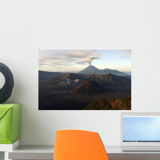 Tenge Caldera with Erupting Wall Decal