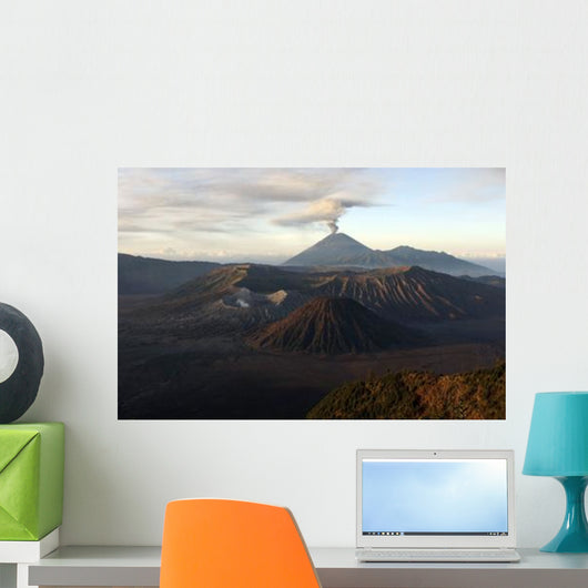Tenge Caldera with Erupting Wall Decal