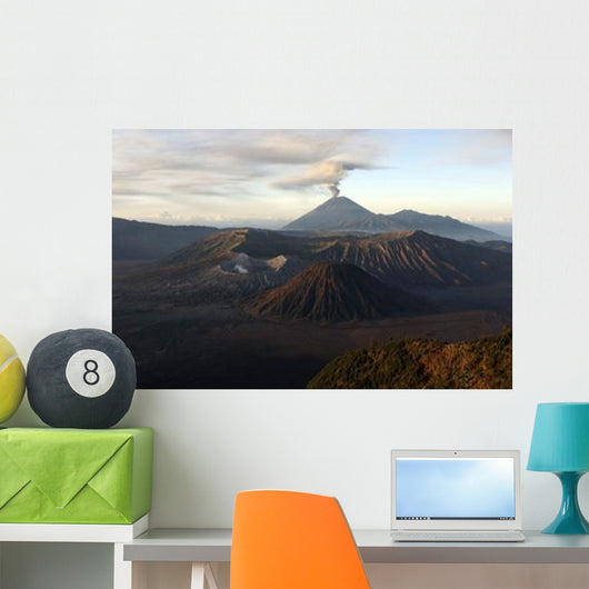 Tenge Caldera with Erupting Wall Decal