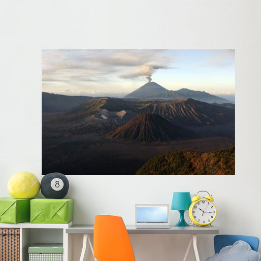Tenge Caldera with Erupting Wall Decal