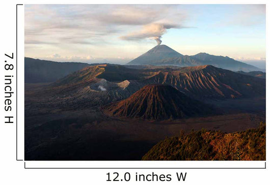 Tenge Caldera with Erupting Wall Decal
