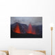 Fimmvorduhals Eruption Lava Fountains Wall Decal Design 2