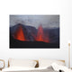 Fimmvorduhals Eruption Lava Fountains Wall Decal Design 2