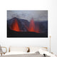 Fimmvorduhals Eruption Lava Fountains Wall Decal Design 2