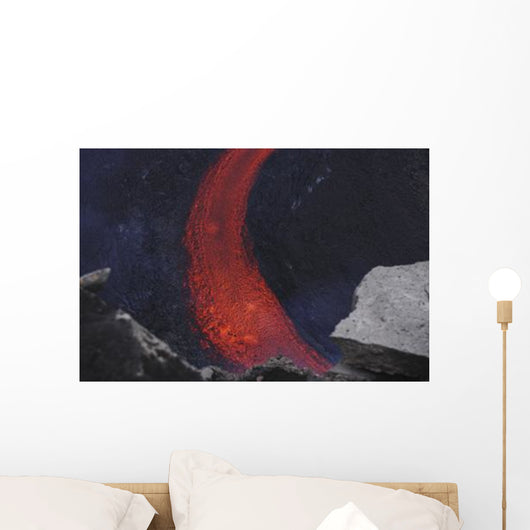 Fimmvorduhals Lava low Eyjafjallaj�kull Wall Decal