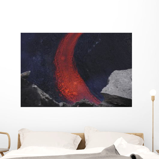 Fimmvorduhals Lava low Eyjafjallaj�kull Wall Decal