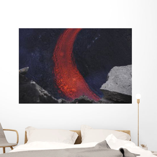 Fimmvorduhals Lava low Eyjafjallaj�kull Wall Decal