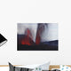 Fimmvorduhals Eruption Lava Fountains Wall Decal Design 1
