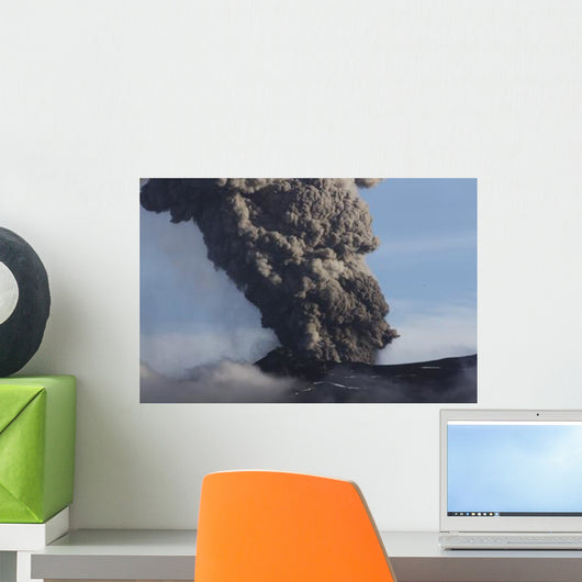 Eyjafjallaj�kull Eruption Iceland Wall Decal Design 4