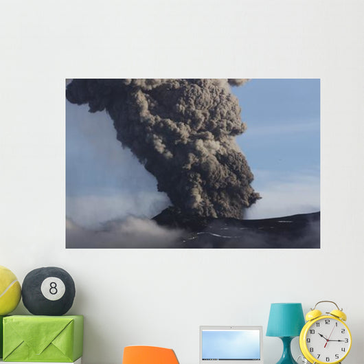 Eyjafjallaj�kull Eruption Iceland Wall Decal Design 4