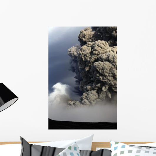 Eyjafjallaj�kull Eruption Iceland Wall Decal Design 3