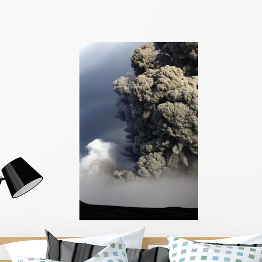 Eyjafjallaj�kull Eruption Iceland Wall Decal Design 3