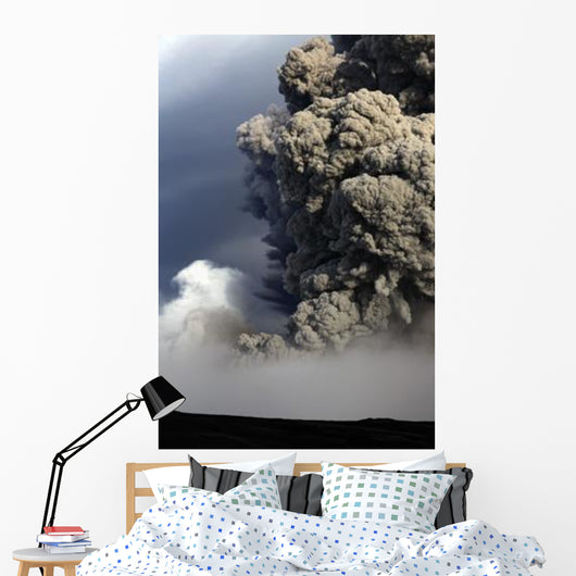 Eyjafjallaj�kull Eruption Iceland Wall Decal Design 3
