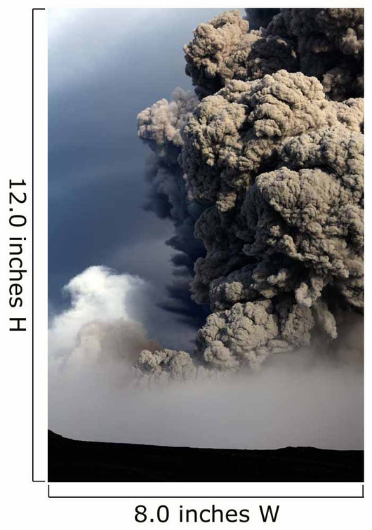 Eyjafjallaj�kull Eruption Iceland Wall Decal Design 3